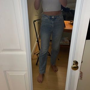 American eagle size 4R high rise bootcut light wash jeans